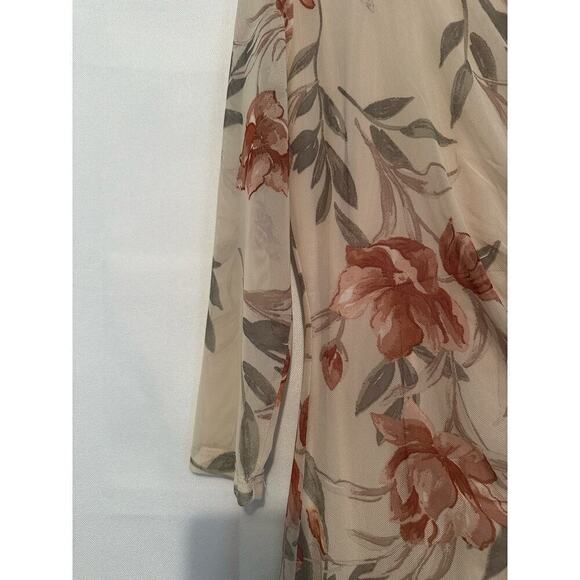 Kate and Lily floral midi dress size 6 sheath dress - Picture 8 of 9